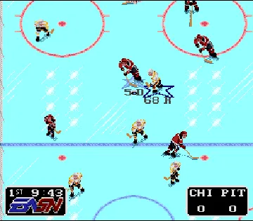 NHLPA Hockey 93 (USA) screen shot game playing